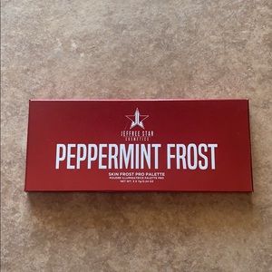 Jeffree Star peppermint frost highlighter palette